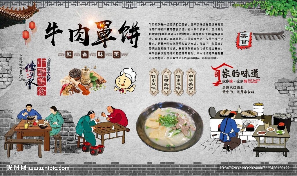 牛肉罩餅
