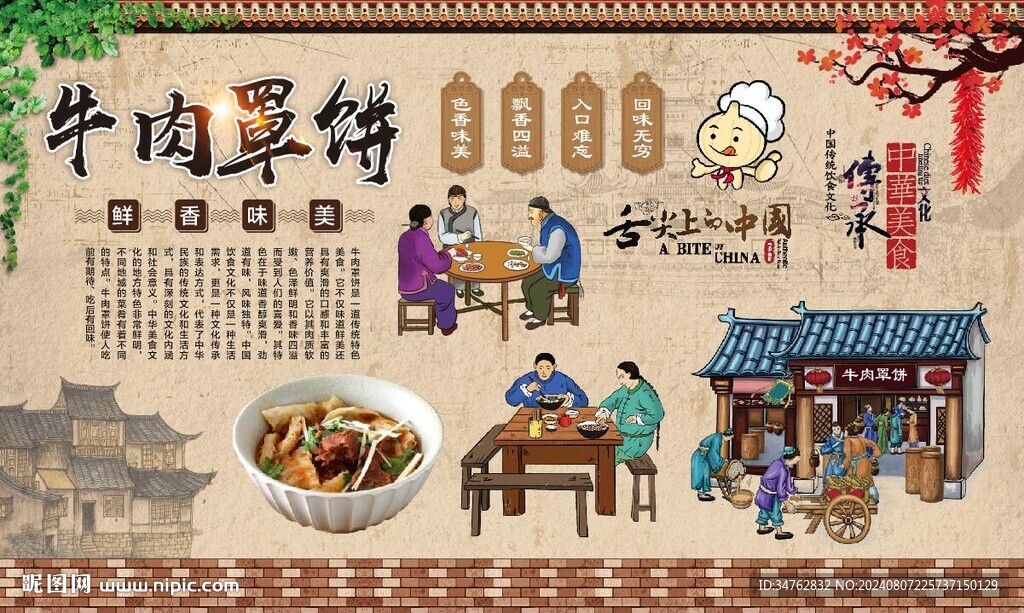 牛肉罩餅