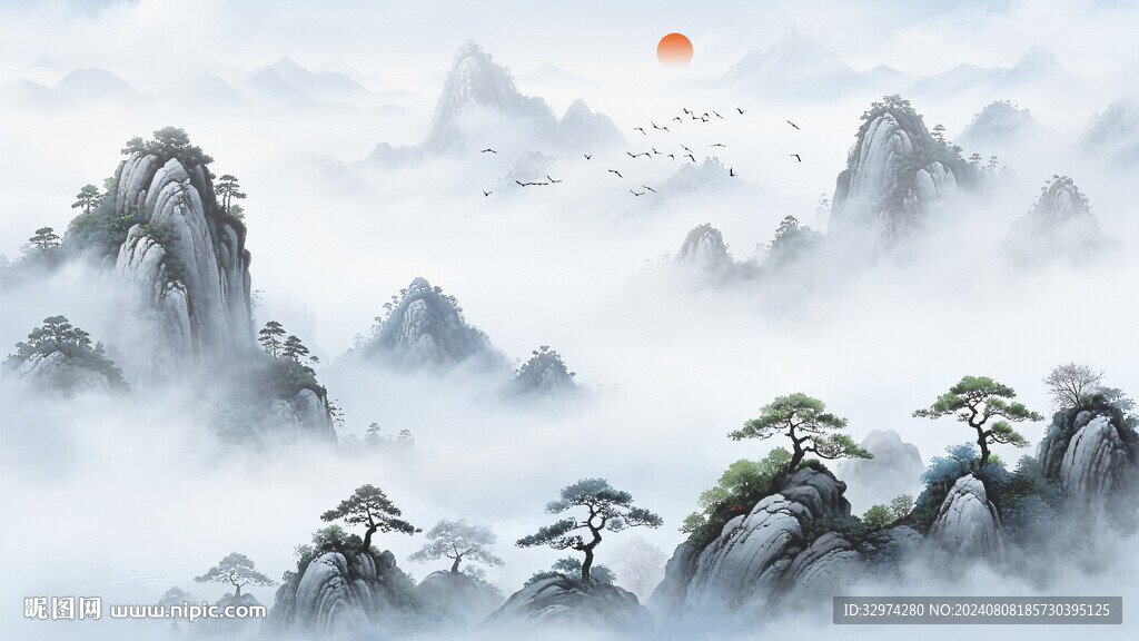 山水意境風(fēng)景畫