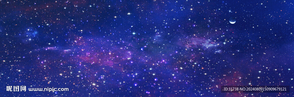 藍(lán)色星空吊頂背景圖