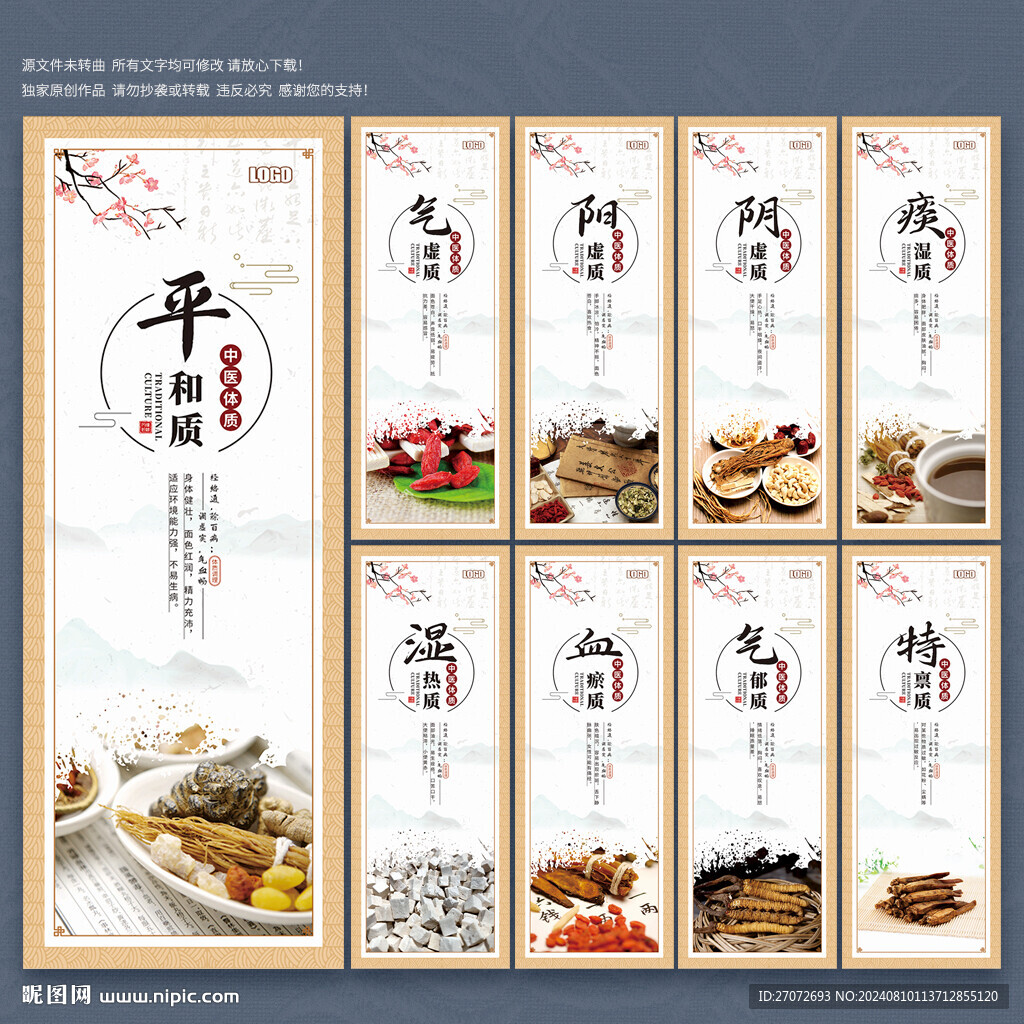 中醫(yī)九大體質(zhì)文化墻