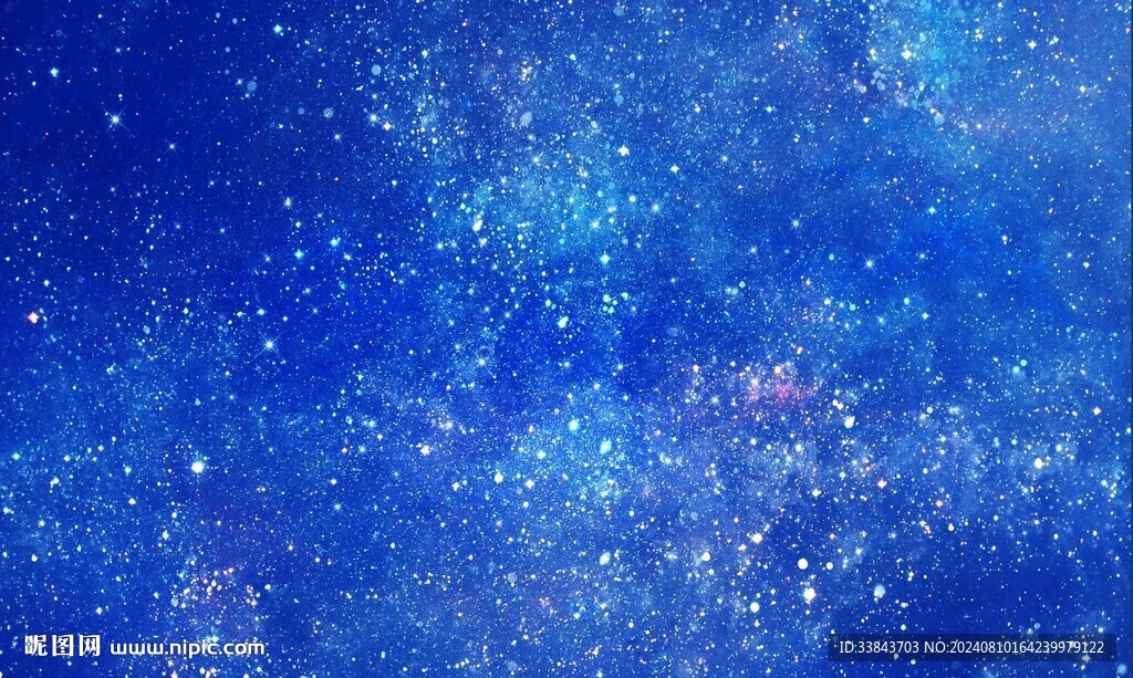 藍色星空背景墻