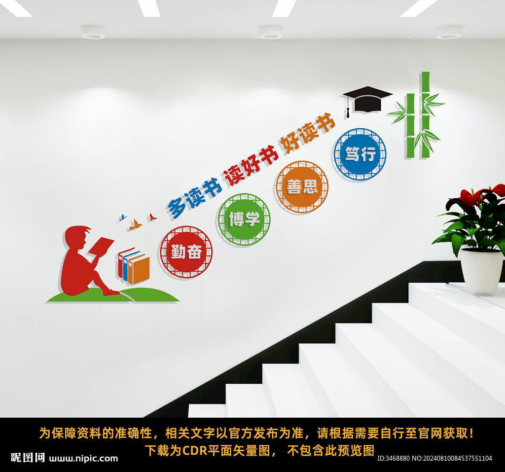 學校樓梯文化墻