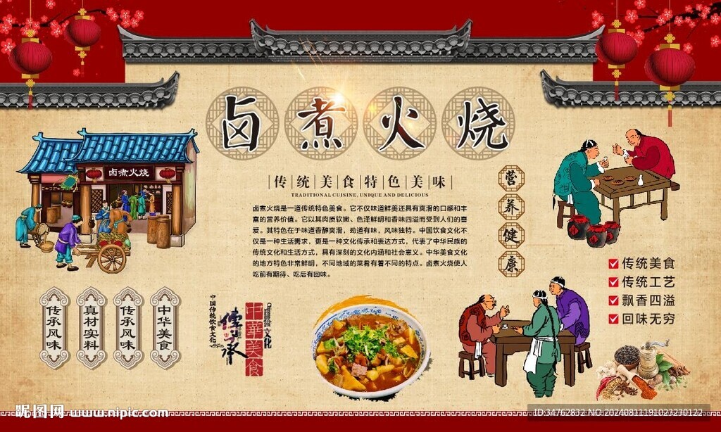 鹵煮火燒