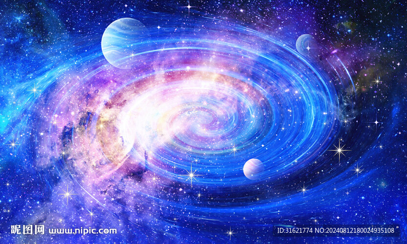 藍(lán)色星空?qǐng)D 