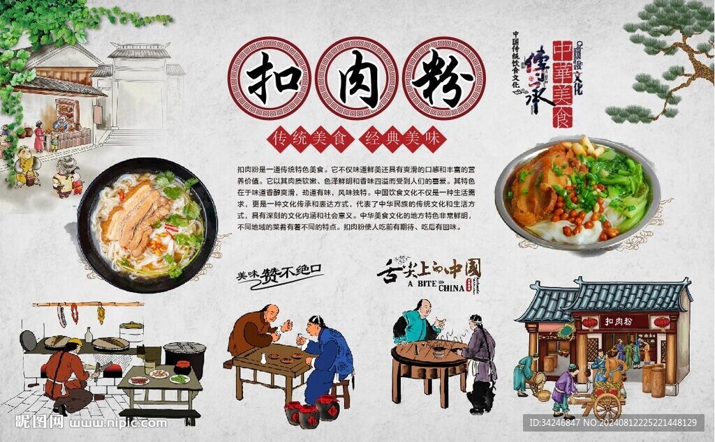 扣肉粉 