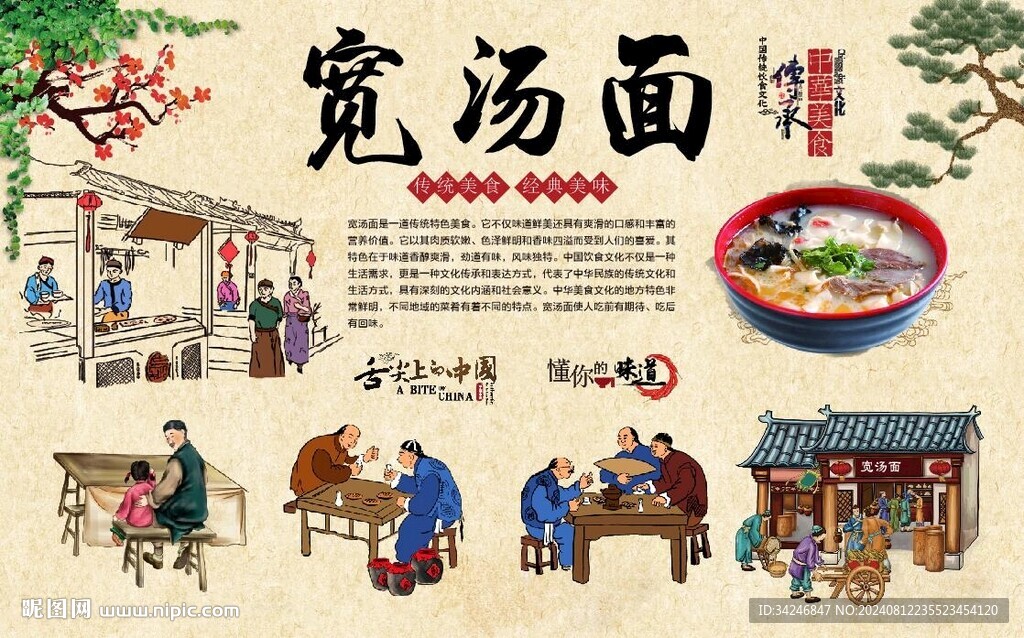 寬湯面