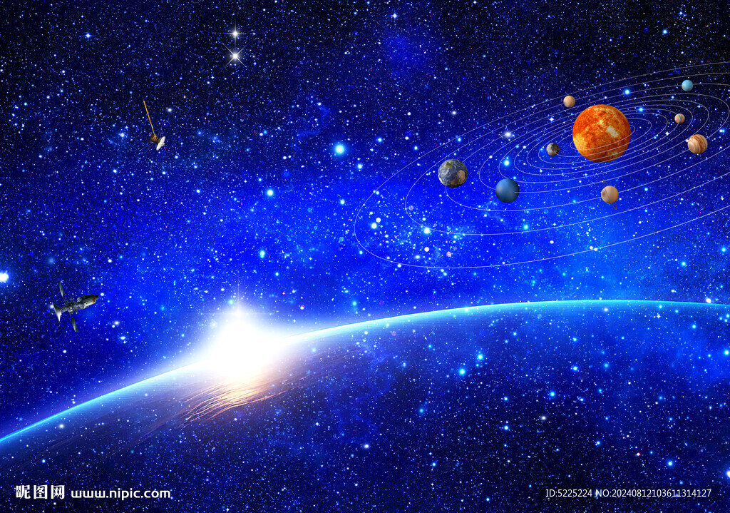 宇宙星空日出