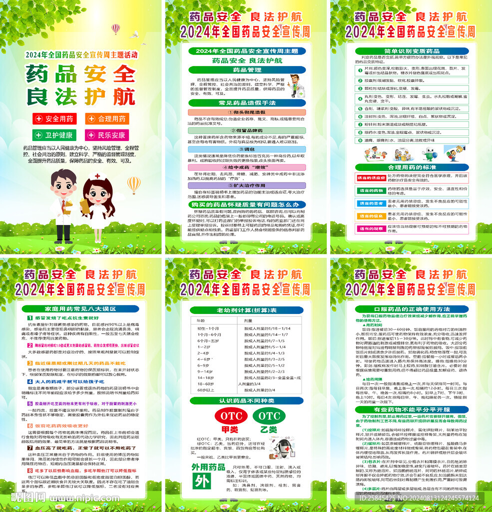 全國藥品安全宣傳周海報