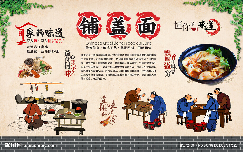 鋪蓋面 
