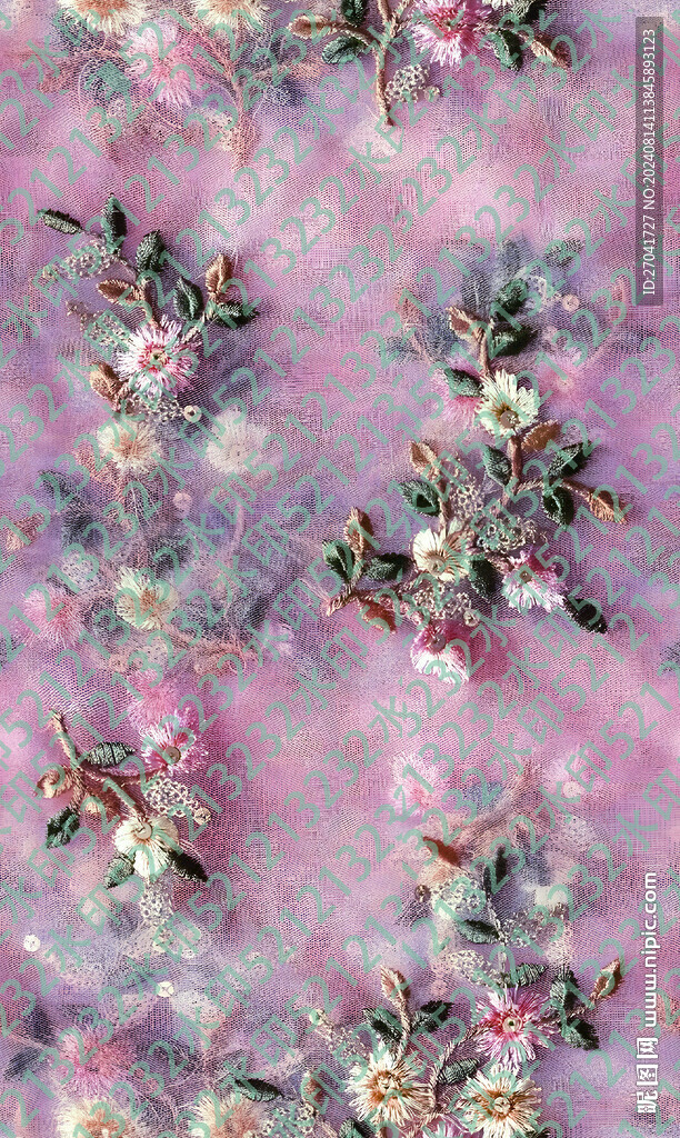 刺繡花
