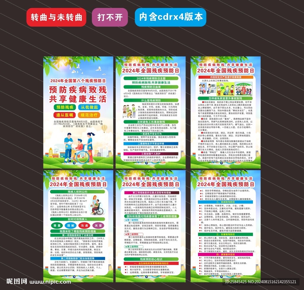 2024全國殘疾預(yù)防日海報(bào)