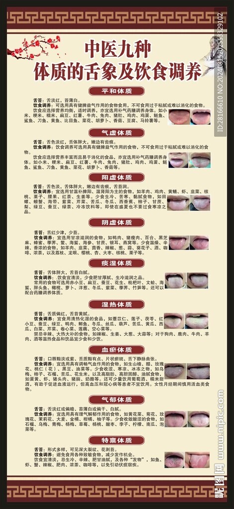 中醫體質辨識展架