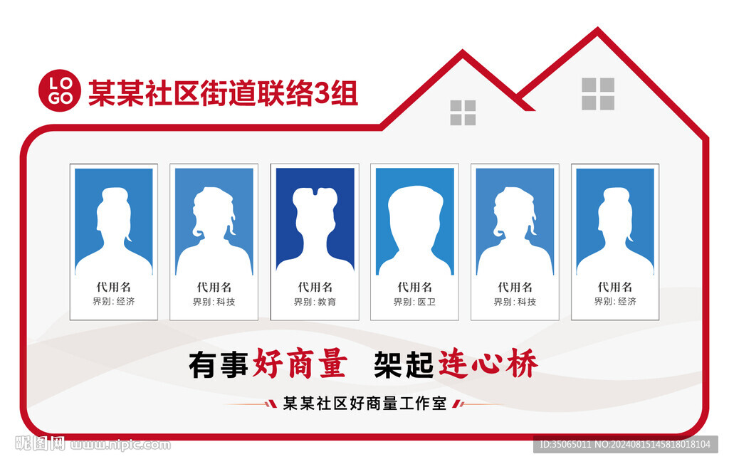 社區街道人員聯絡牌亞克力牌