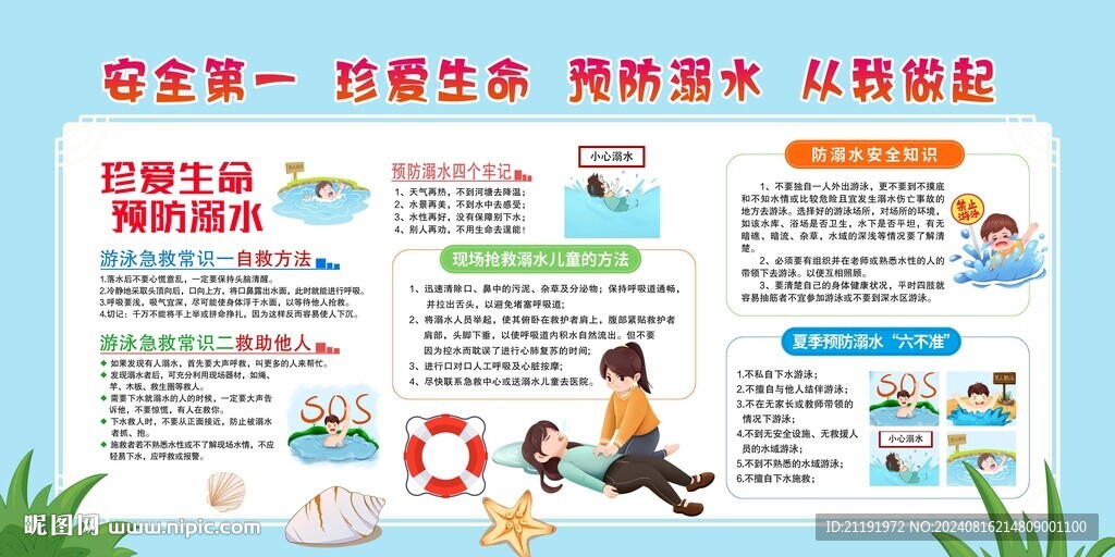 珍愛生命 預防溺水