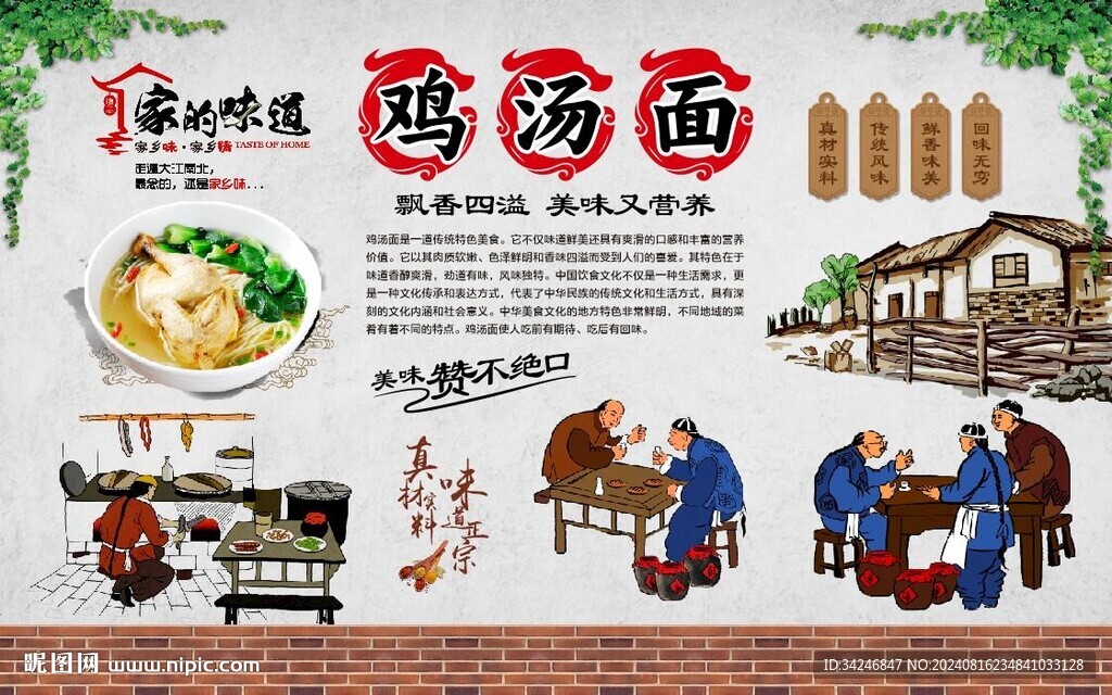 雞湯面 
