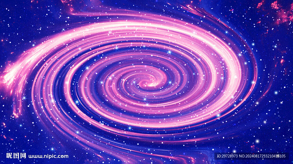 藍(lán)紫色旋渦星空背景