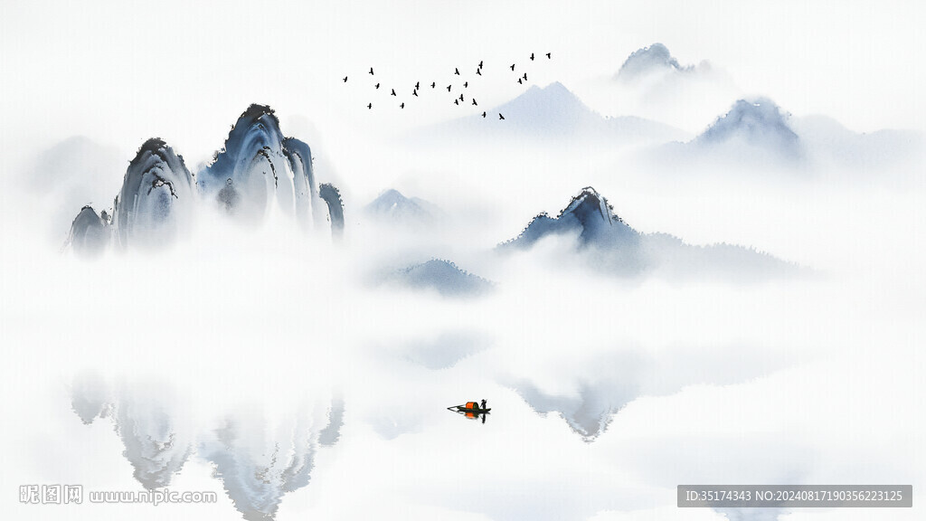 現(xiàn)代水墨畫意境水墨畫