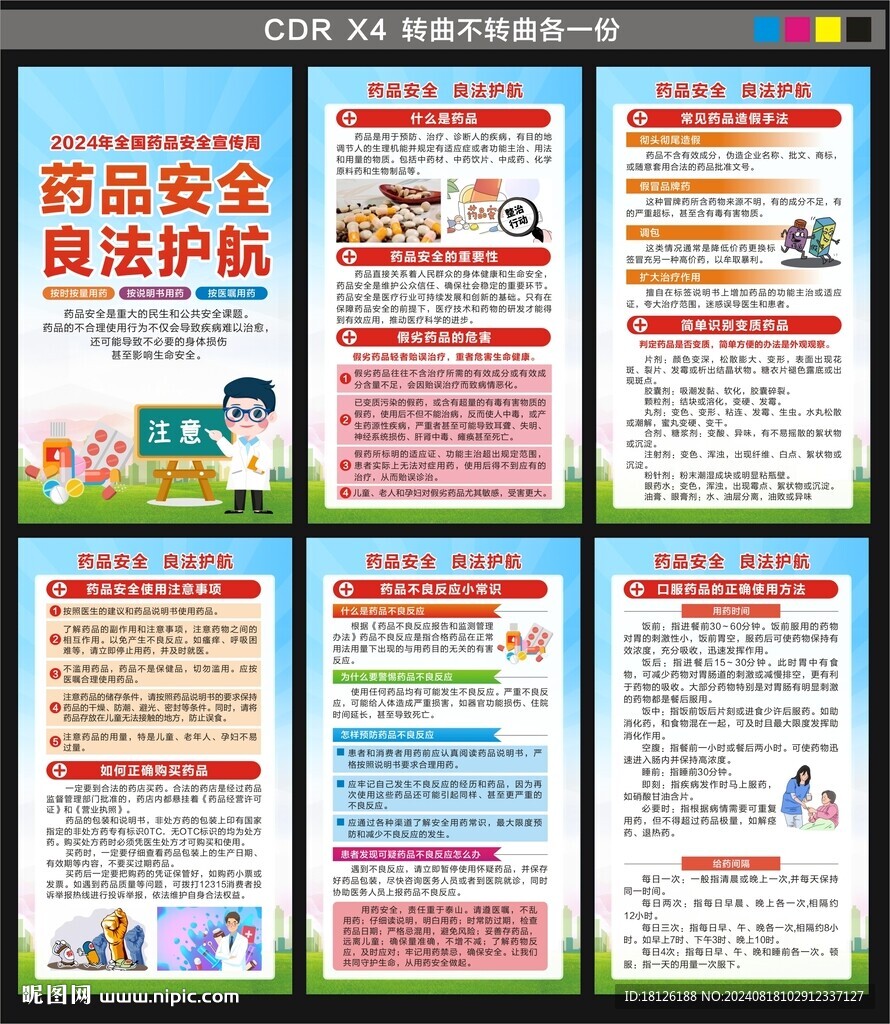 安全用藥宣傳周海報