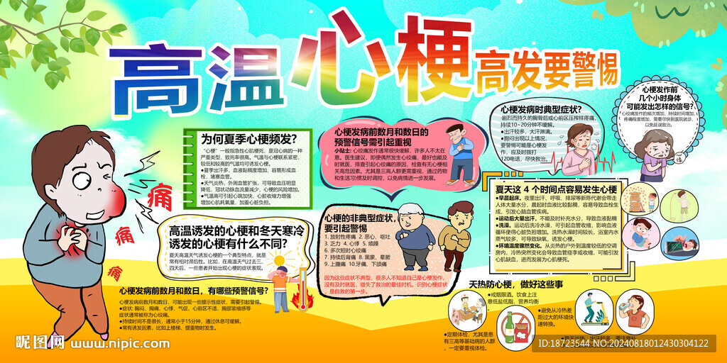 高溫心梗高發(fā)要警惕