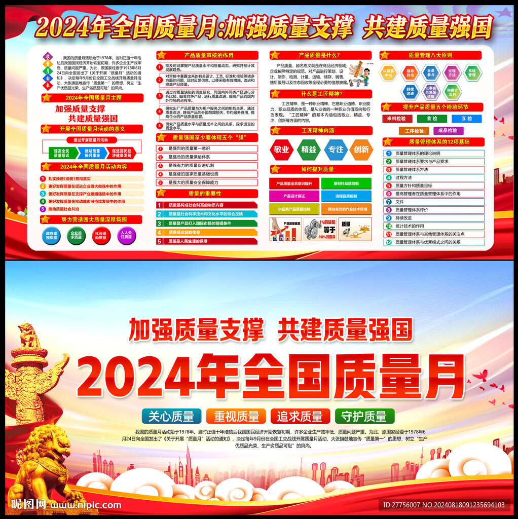 2024質(zhì)量月宣傳欄
