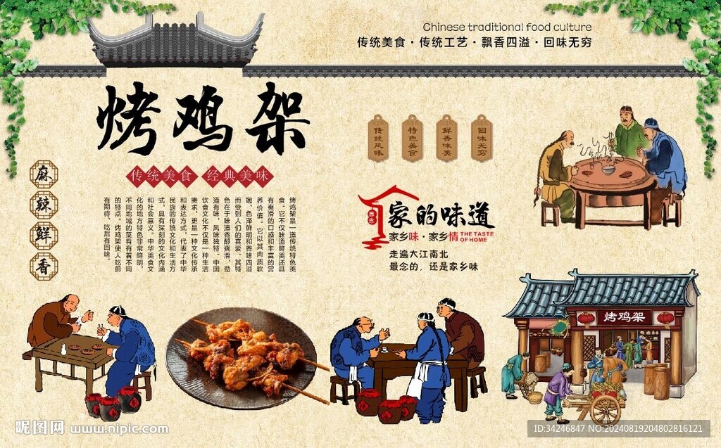 烤雞架 