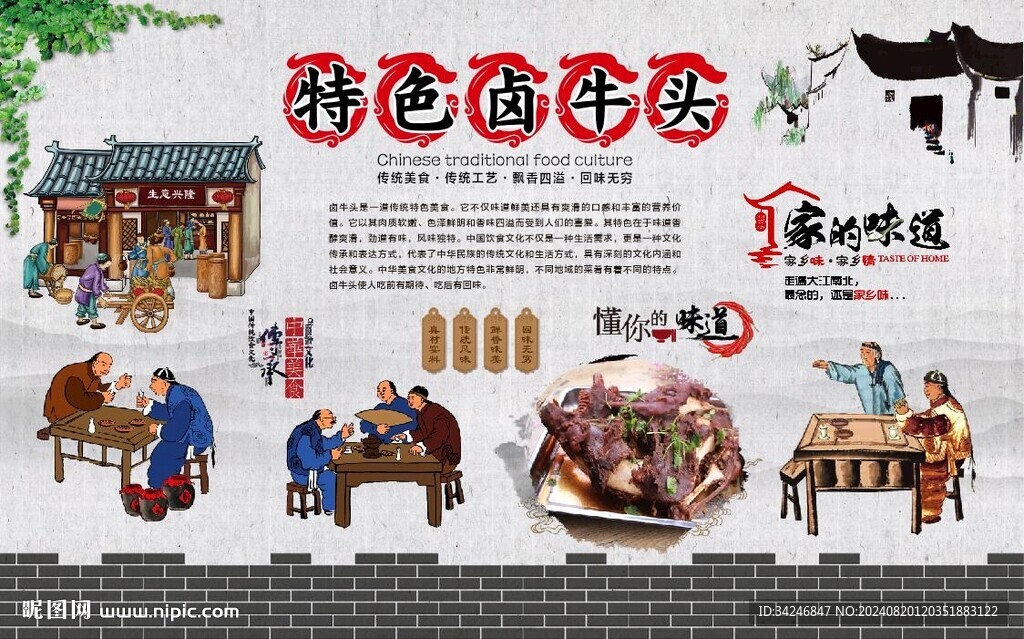 鹵牛頭 
