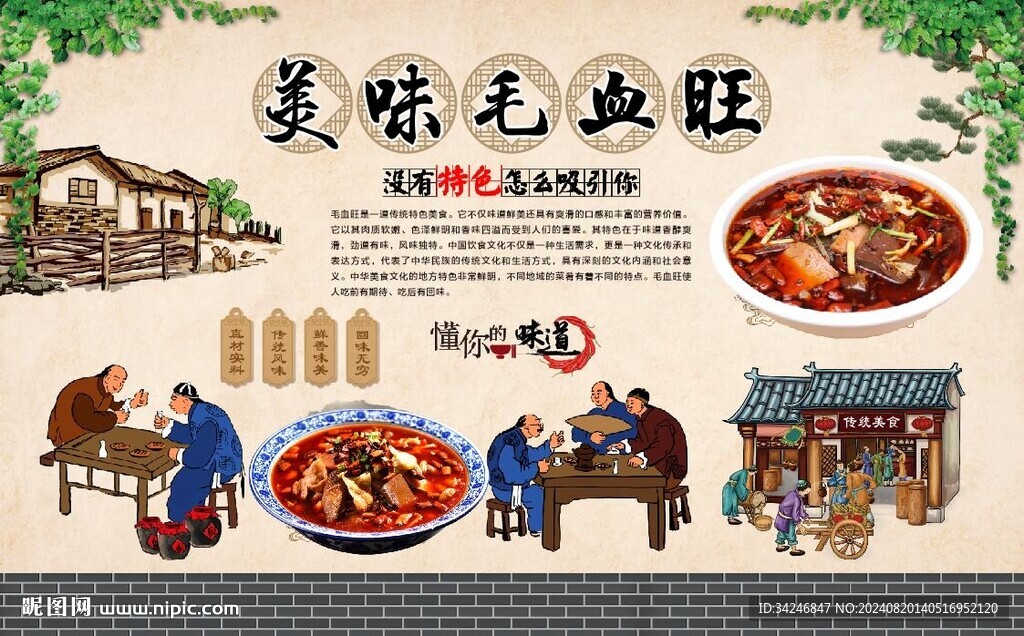 毛血旺展架