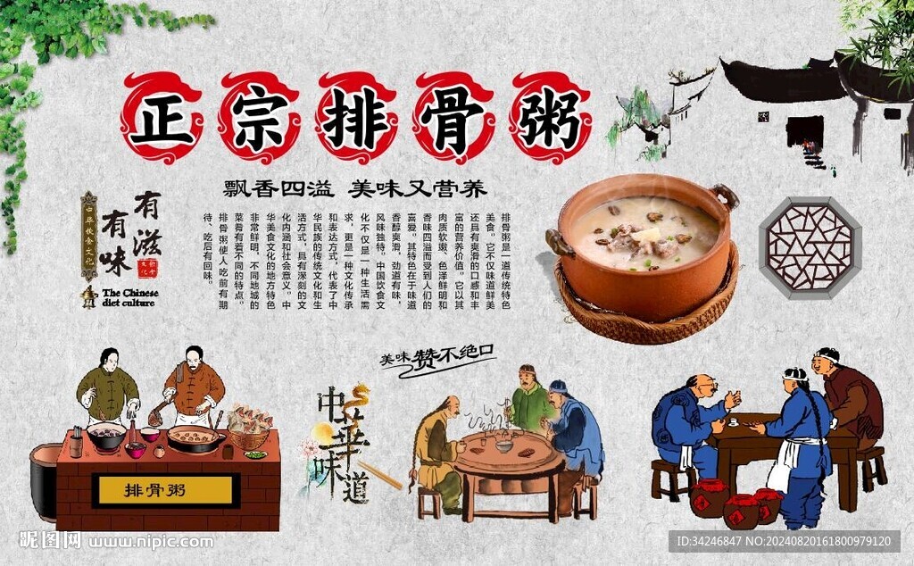 排骨粥 