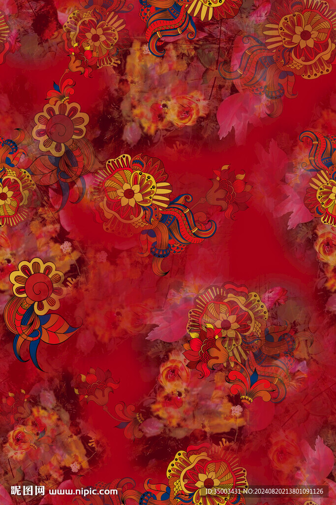 抽象花