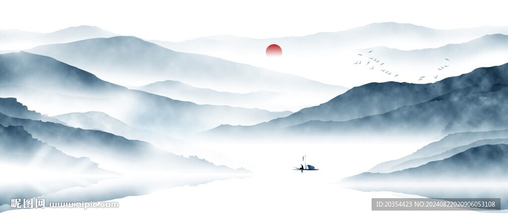 中式山水畫