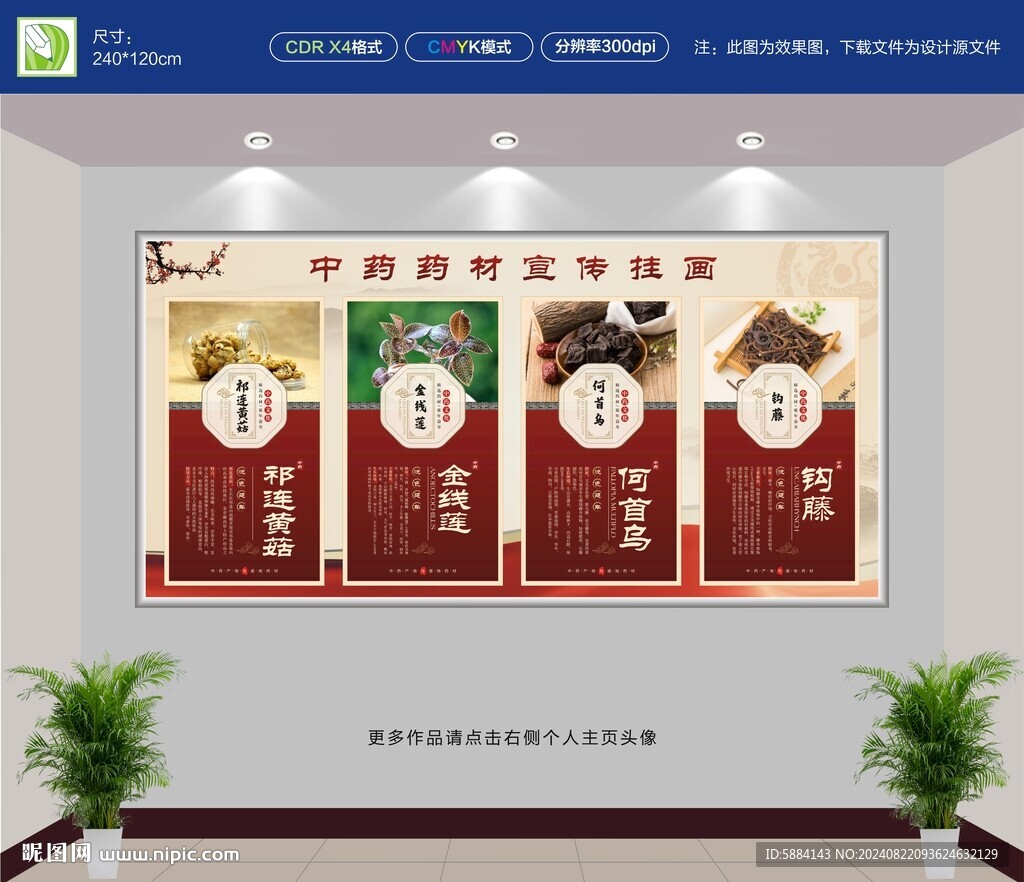 中藥展板設(shè)計