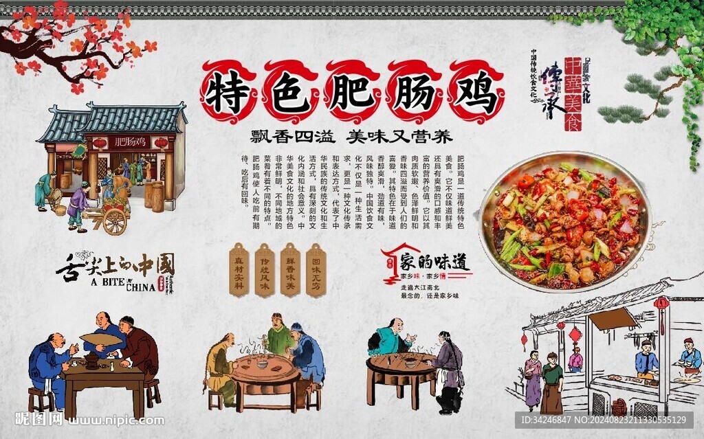 肥腸雞 