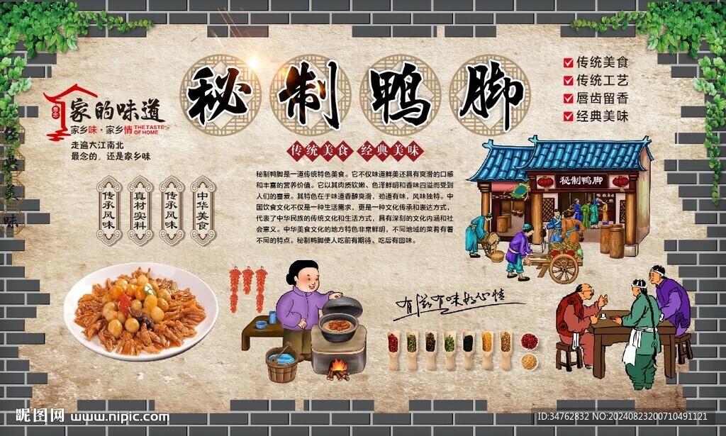 秘制鴨腳 