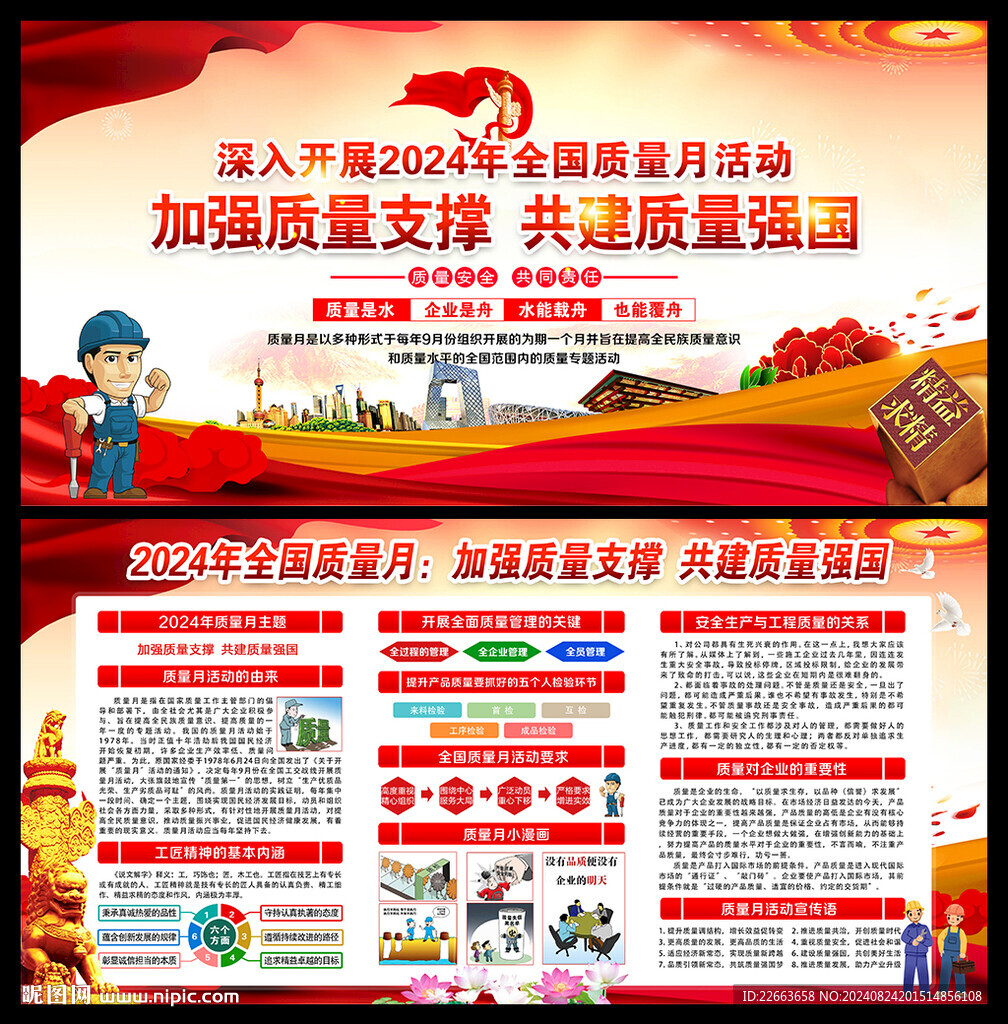 2024質(zhì)量月宣傳欄
