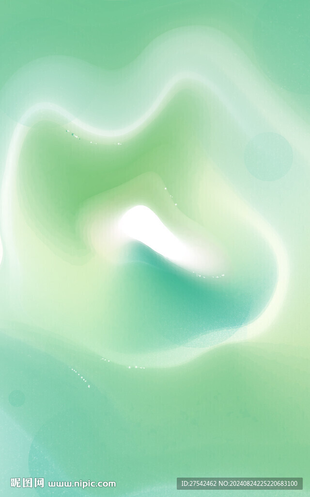 清新綠色背景海報背景PPT素材