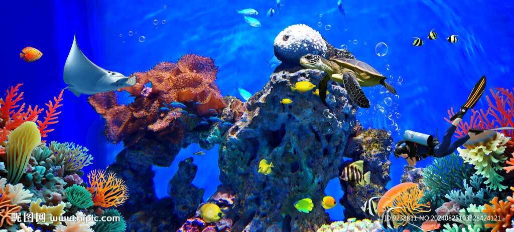 水族館海底世界