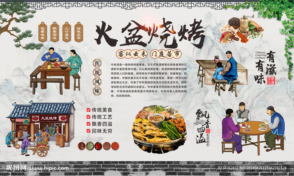 火盆燒烤 