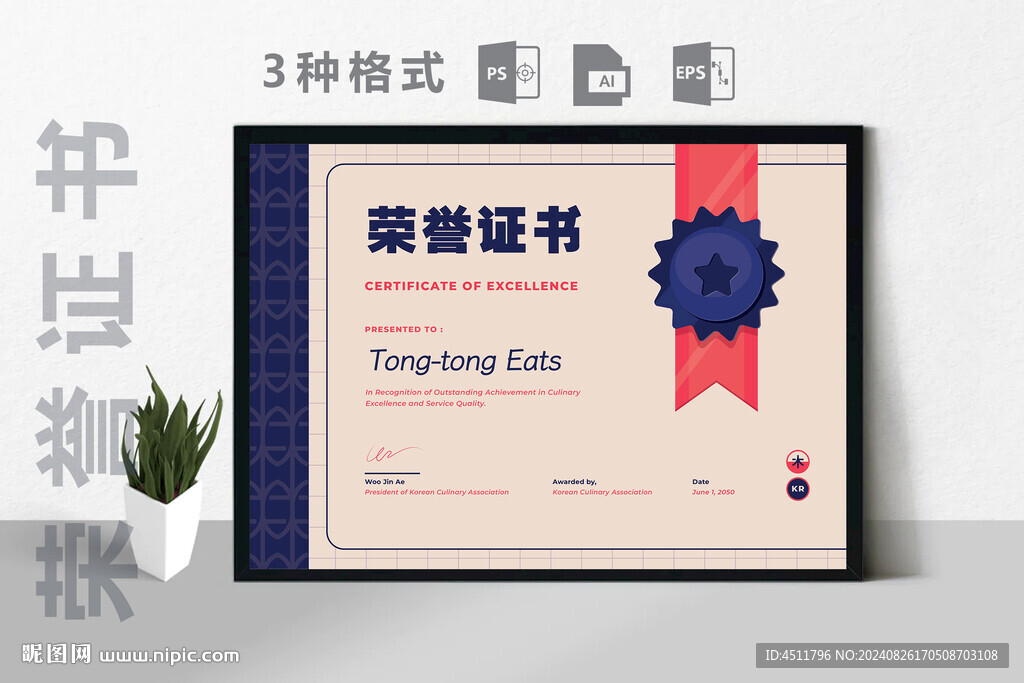 創(chuàng)意證書橫版獎(jiǎng)狀