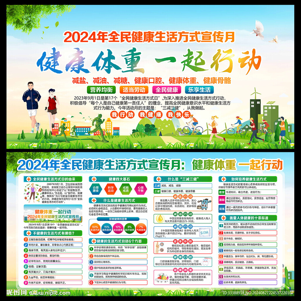 全民健康生活方式宣傳月