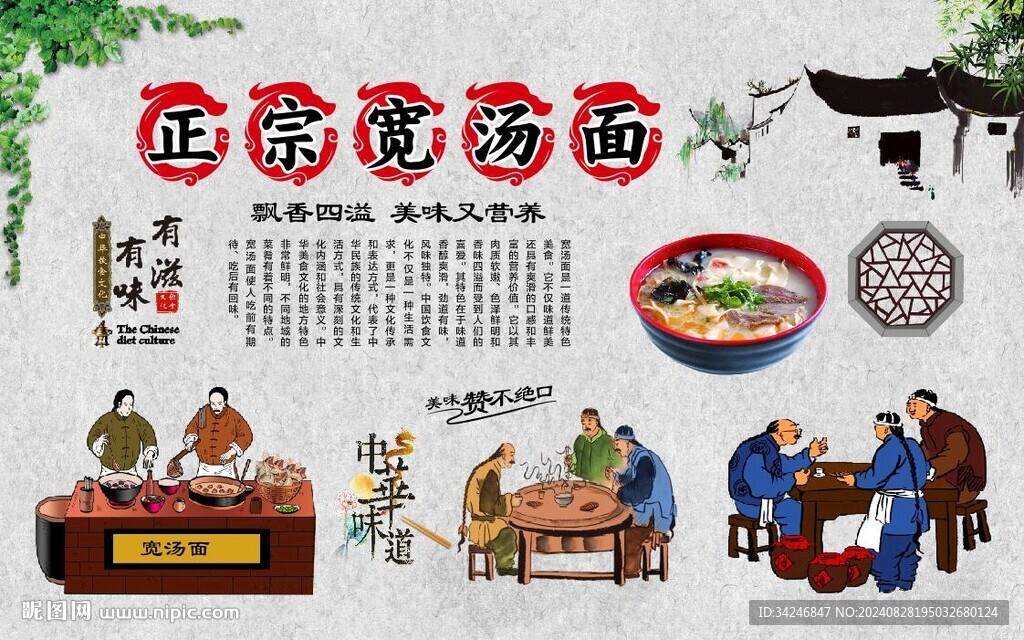寬湯面