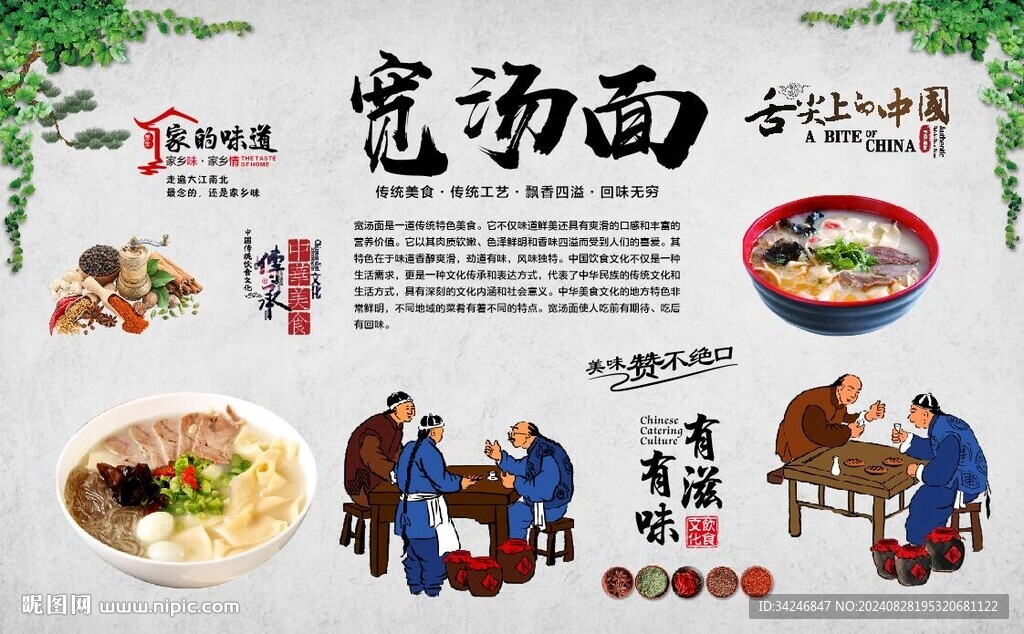 寬湯面