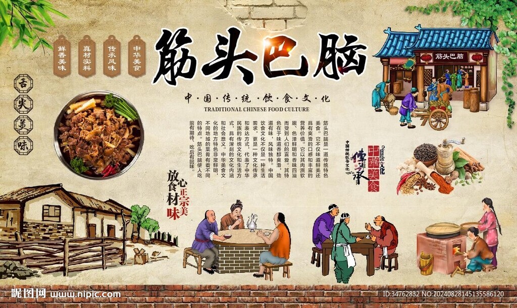 筋頭巴腦 