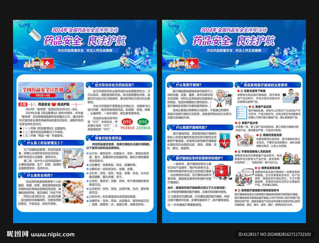 藥品安全宣傳周宣傳單