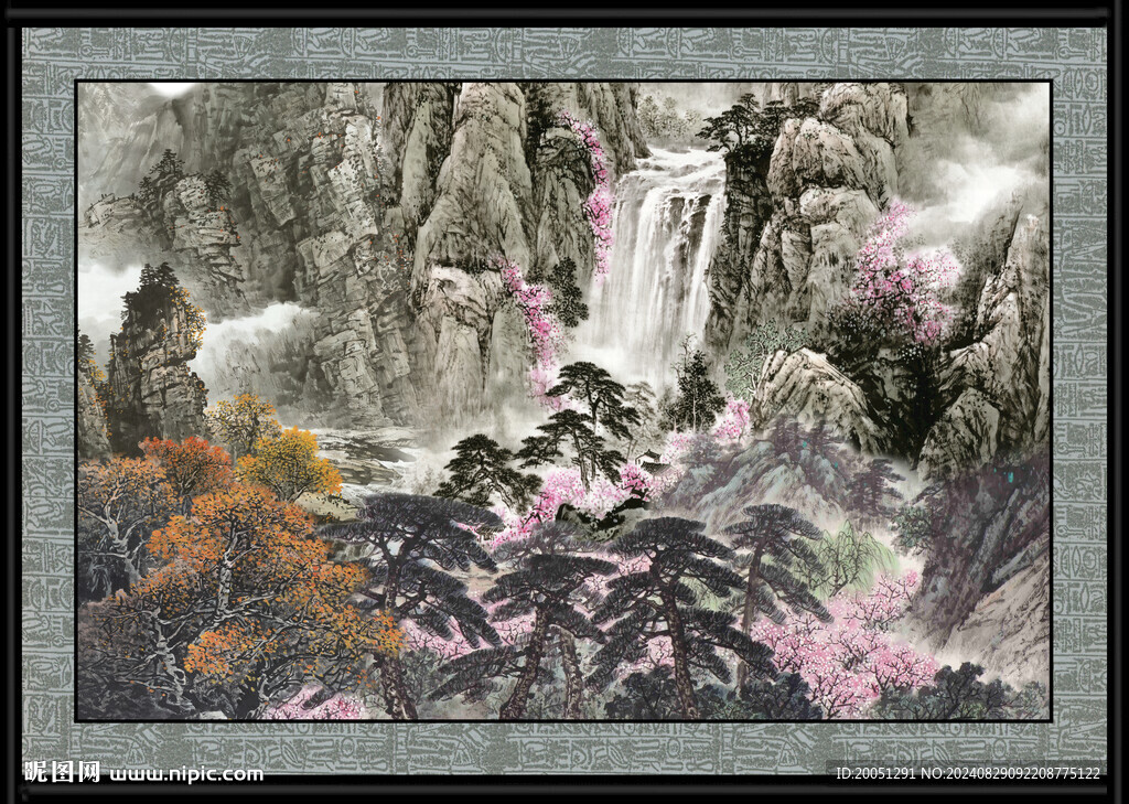 山水風景 