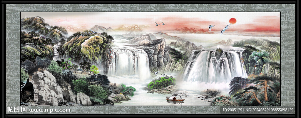 山水風(fēng)景畫圖