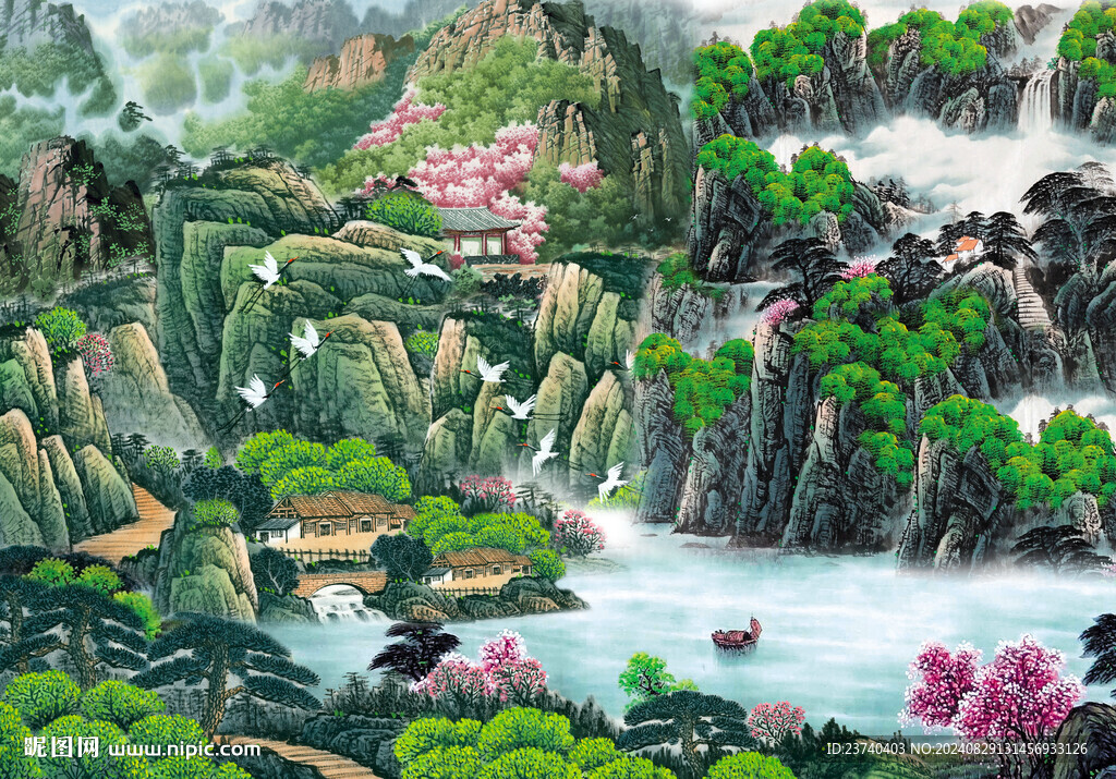 國畫江山如畫 