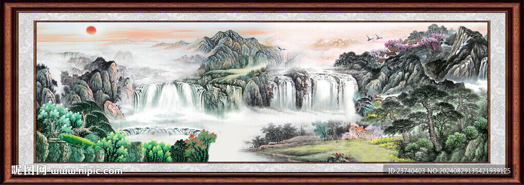 山水風(fēng)景畫 