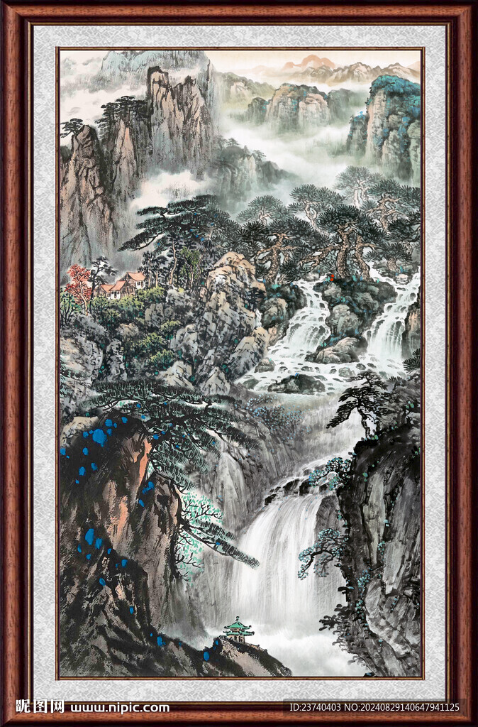 山水風(fēng)景畫(huà) 