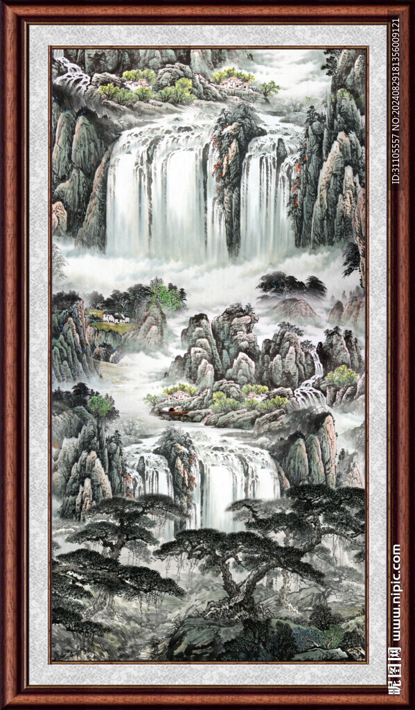  大幅山水畫 